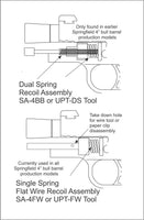 Take Down Tool for Springfield - 4 inch barrel  platform (Dual Spring Recoil Assembly) - Champion and Operator (Black Delrin Plastic))